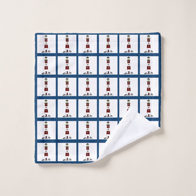 Toalha De Rosto Faróis Lave Lave Fecho (Pano de lavar)