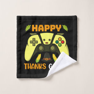 Toalha De Rosto Feliz Ação de Graças Jogos Divertido