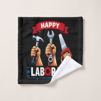 Toalha De Rosto Feliz Dia do Trabalho