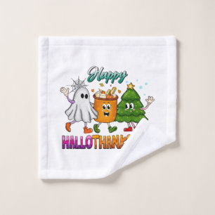 Toalha De Rosto Feliz Hallothanksmas