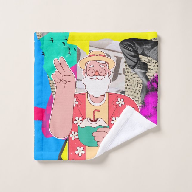 Toalha De Rosto Feliz Natal 2024 (Pano de lavar)