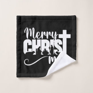 Toalha De Rosto Feliz Natal Cristão Jesus Natal