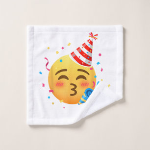 Toalha De Rosto Festa de Emoticon Divertido