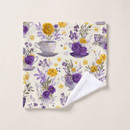Toalha De Rosto Flor dançante 