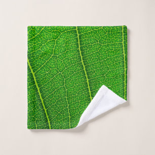 Toalha De Rosto Folha de árvore verde