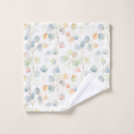 Toalha De Rosto Folhagem Colorida Eucalyptus