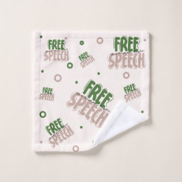Toalha De Rosto Free Speech Is a Human Right