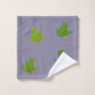 Toalha De Rosto Frogs Facecloth Wash Cloth