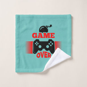 Toalha De Rosto Gamer Gift Game Over