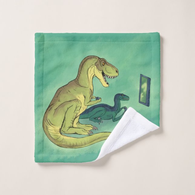 Toalha De Rosto Gamer-Saurus (Pano de lavar)