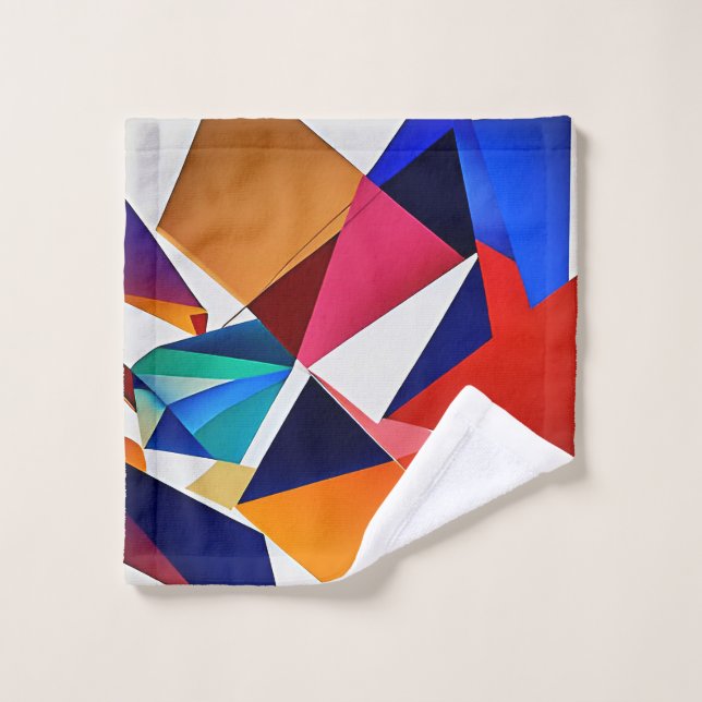Toalha De Rosto Geometrisches Abstrackt (Pano de lavar)