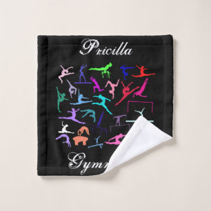 Toalha De Rosto Girls 25 Gymnastics Possui Personalizado