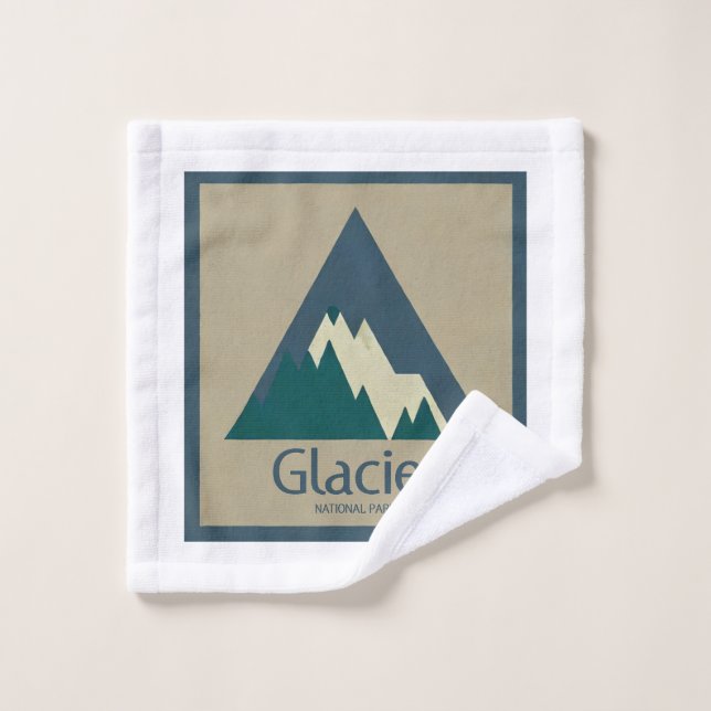 Toalha De Rosto Glacier National Park Rustic (Pano de lavar)
