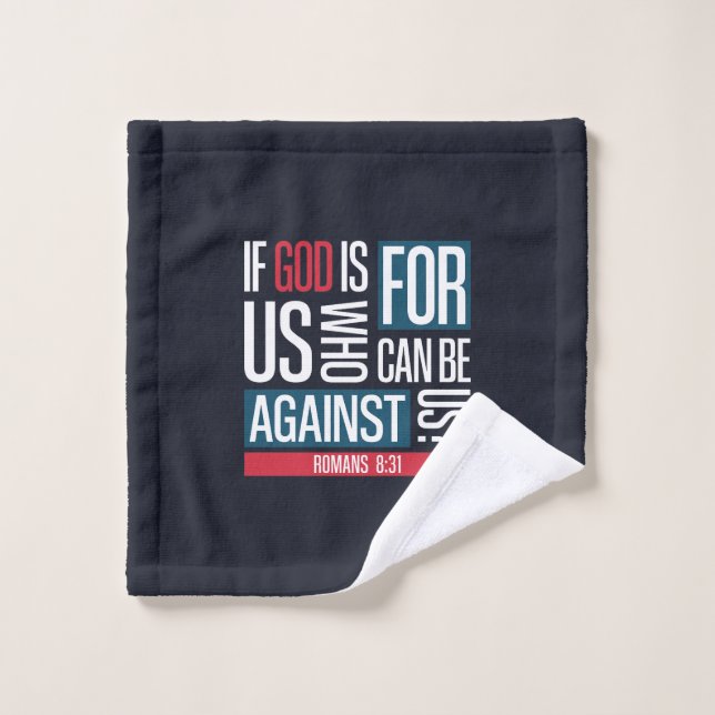 Toalha De Rosto God for us (Pano de lavar)