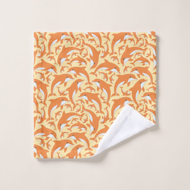 Toalha De Rosto Golfinhos Cujos (Pano de lavar)