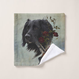 Toalha De Rosto Grande Munsterlander com faisão