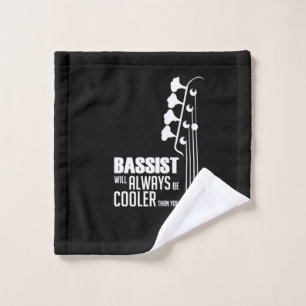 Toalha De Rosto Guitarista Bhelps Sempre Mais Frio Que Você Xmas