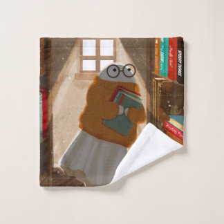 Toalha De Rosto Há um Fantasma entre as prateleiras de livros nova