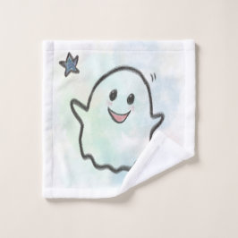 Toalha De Rosto Happy little ghost