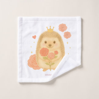 Toalha De Rosto HIMEKARI Floral Hedgehog Wash Towel –Clear
