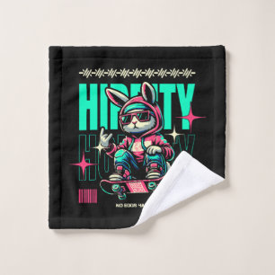 Toalha De Rosto Hip-Hop Hoppity - Coelho Skatista de Páscoa