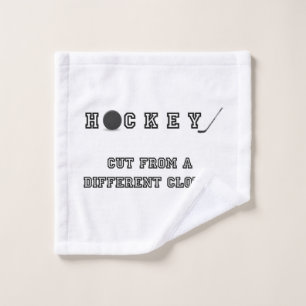 Toalha De Rosto Hockey, cortado de um tecido diferente