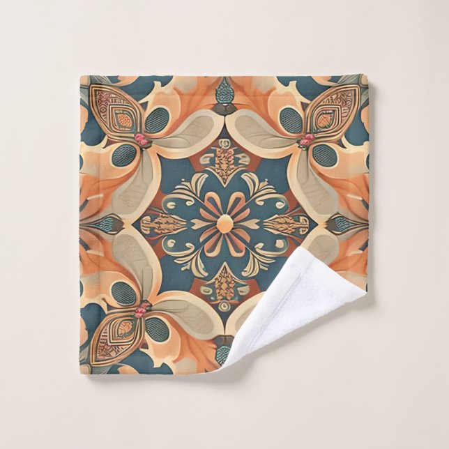 Toalha De Rosto Home Caress Patterns Face Towel (Pano de lavar)