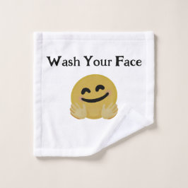 Toalha De Rosto Hug Emoji Wash Cloth