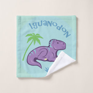 Toalha De Rosto Iguanodon bonito