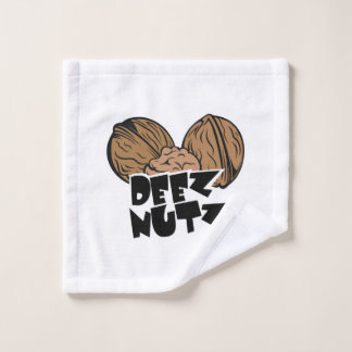 Toalha De Rosto Ilustração engraçada de Deez Nutz