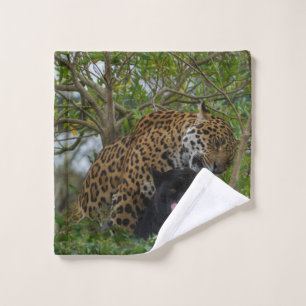 Toalha De Rosto Jaguares Apaixonados