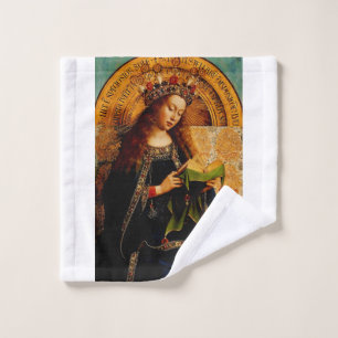Toalha De Rosto Jan van Eyck - Coleção de Belas Artes da Virgem Ma