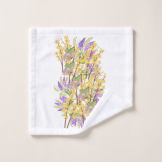 Toalha De Rosto Jardim das Borboletas