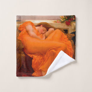 Toalha De Rosto Junho flamejante por Lord Frederic Leighton