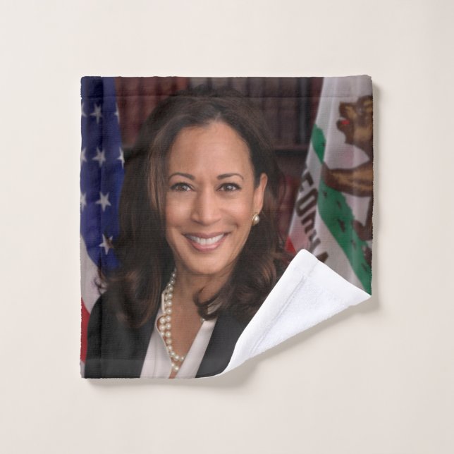 Toalha De Rosto Kamala Harris Candidato ao Presidente EUA 2024 (Pano de lavar)