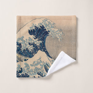 Toalha De Rosto Katsushika Hokusai. A onda do Excelente de Kanagaw