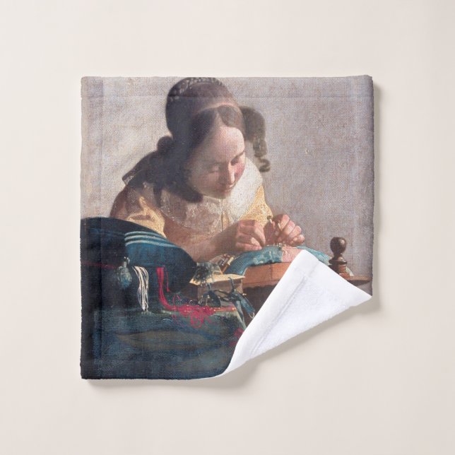 Toalha De Rosto Lacemaker, Johannes Vermeer, 1669-1670 (Pano de lavar)