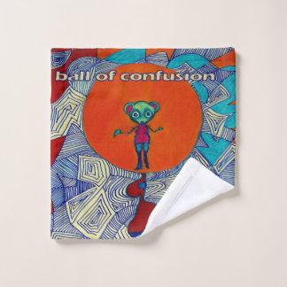 Toalha De Rosto Lavagem com Bola de Confusão