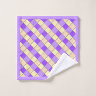 Toalha De Rosto Lilac e Peach