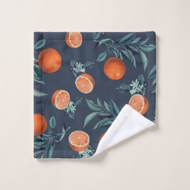 Toalha De Rosto Limão e Folha Padrão VI