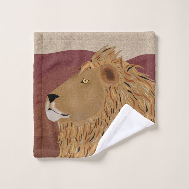 Toalha De Rosto Lion Wash Cloth (Pano de lavar)