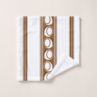 Toalha De Rosto Listras de Jacquard de Luxo de Coco