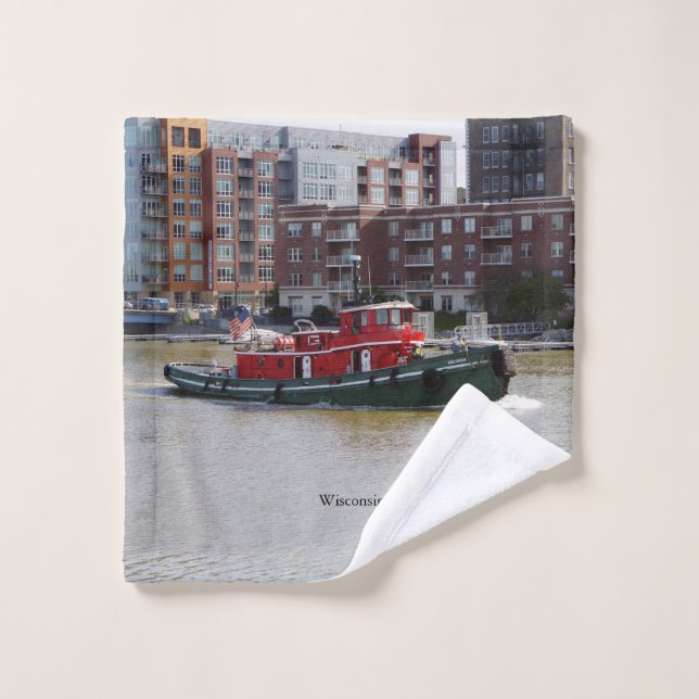 Toalha De Rosto Lixeira de Wisconsin (Pano de lavar)