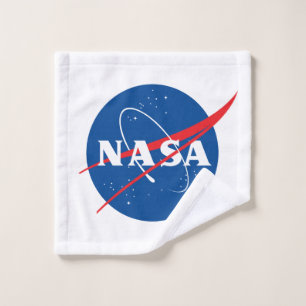 Toalha De Rosto Logotipo da NASA - Rocket White
