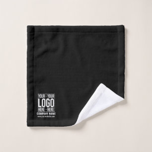 Toalha De Rosto Logotipo Empresarial Personalizado Empresa Corpora