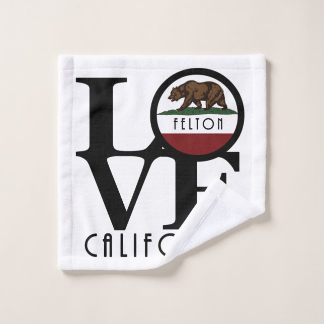 Toalha De Rosto LOVE Felton (Pano de lavar)