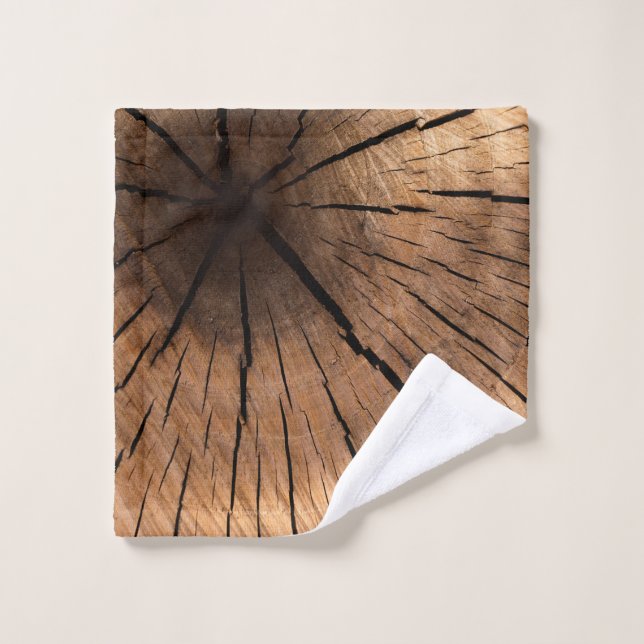 Toalha De Rosto Madeira velha (Pano de lavar)