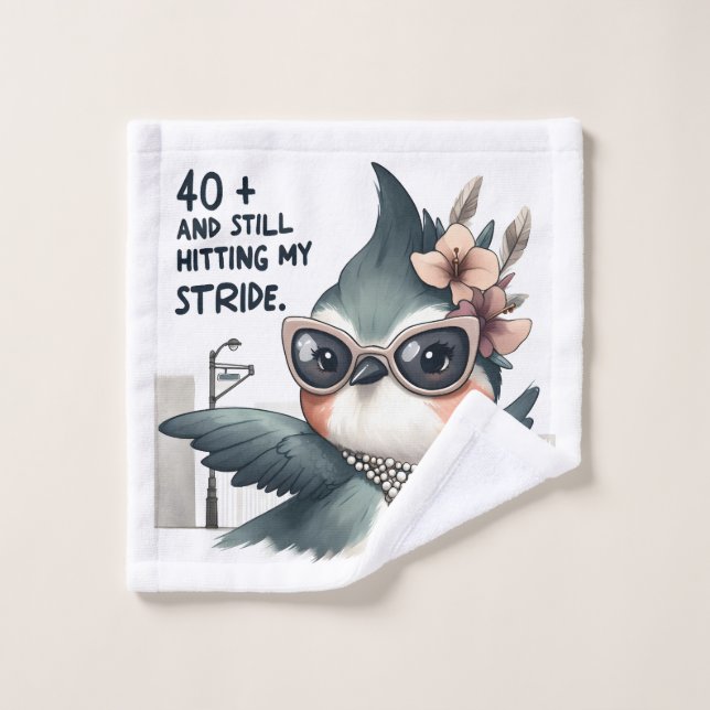 Toalha De Rosto Mais de 40 e ainda batendo no meu pano de lavagem  (Pano de lavar)