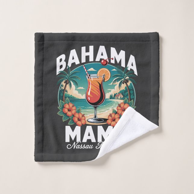 Toalha De Rosto Mamãe das Bahamas Nassau (Pano de lavar)