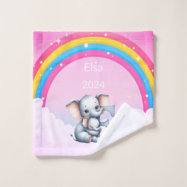 Toalha De Rosto Mamãe e eu (Pano de lavar)